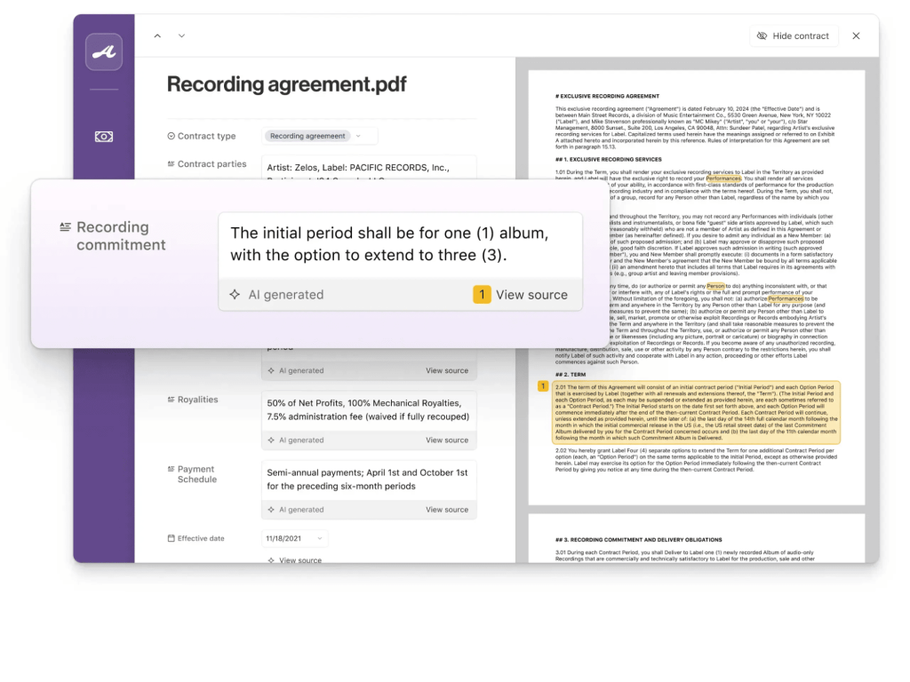 AI document analysis in airtable ai