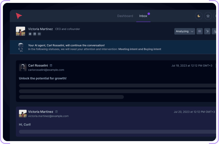 AI outreach (email + LinkedIn) by anybiz ai reviews