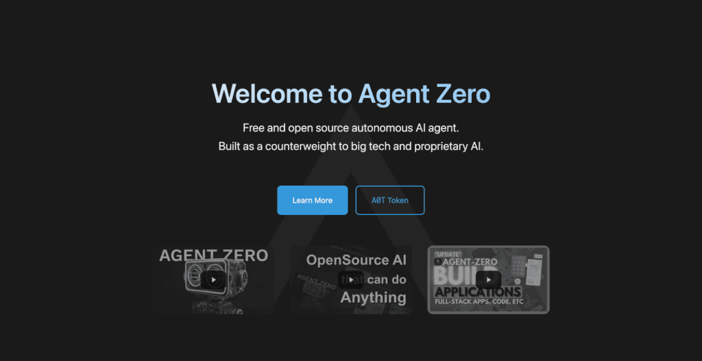 Agent Zero as a multi-agent ai