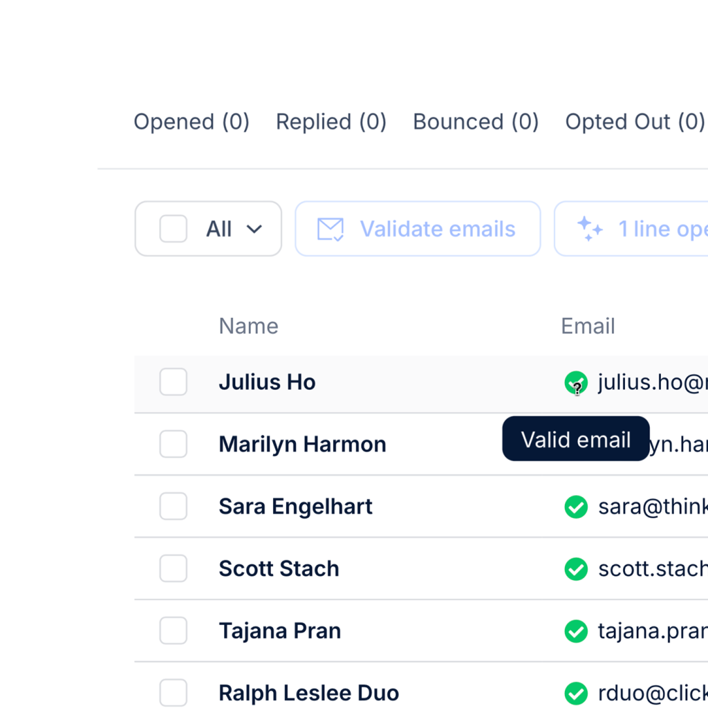 Built-in Email Verification