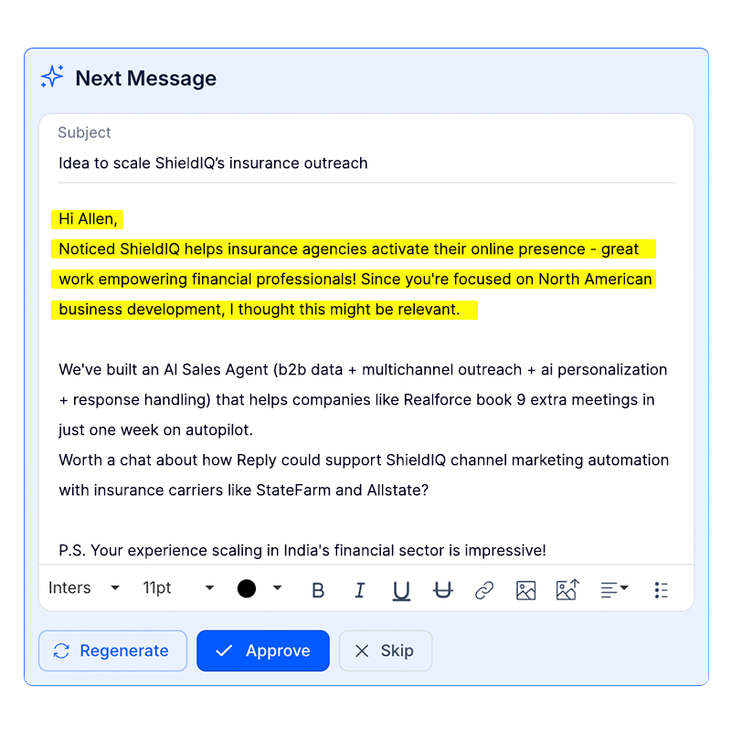 AI email personalization