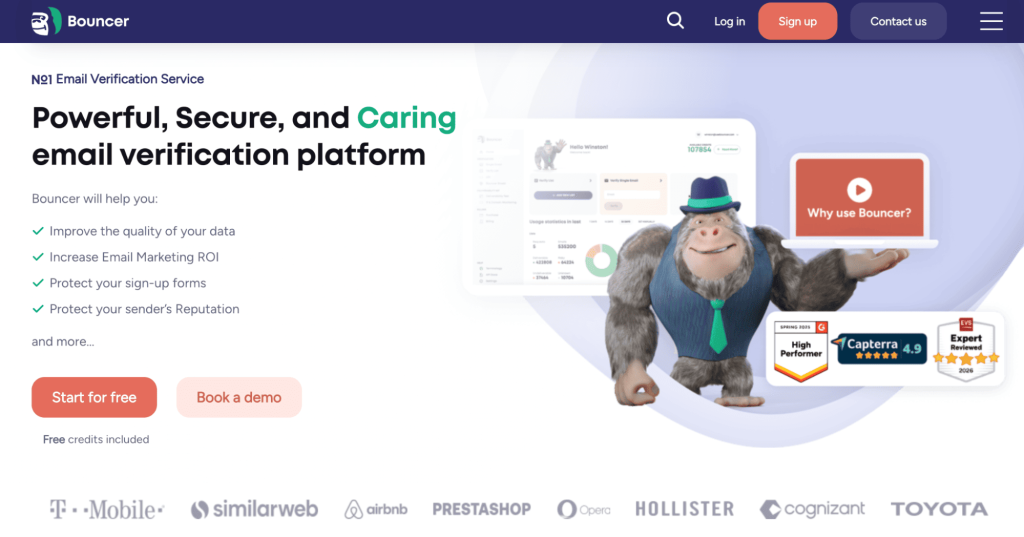 Bouncer as one of email deliverability tools
