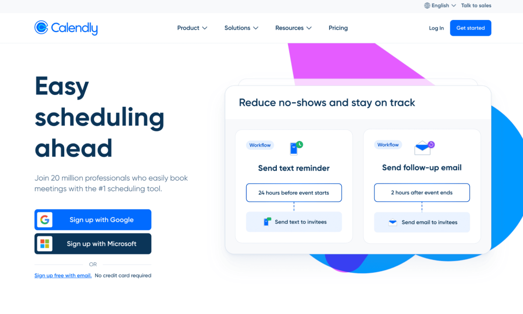 Calendly as a sales acceleration software