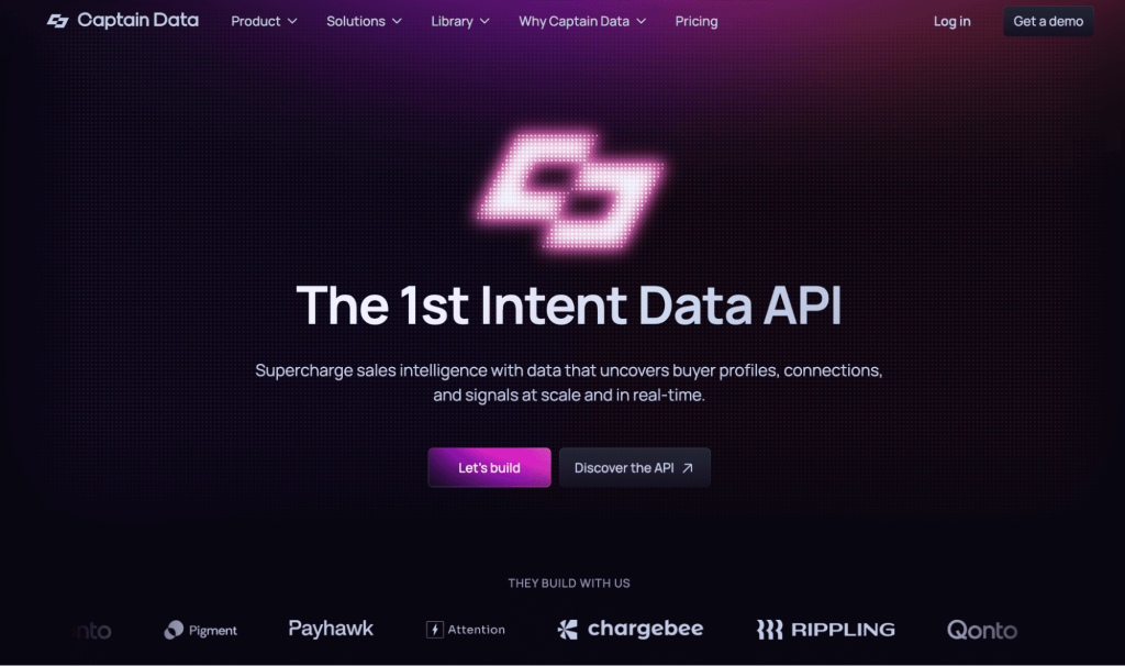 Captain Data as a sales acceleration software