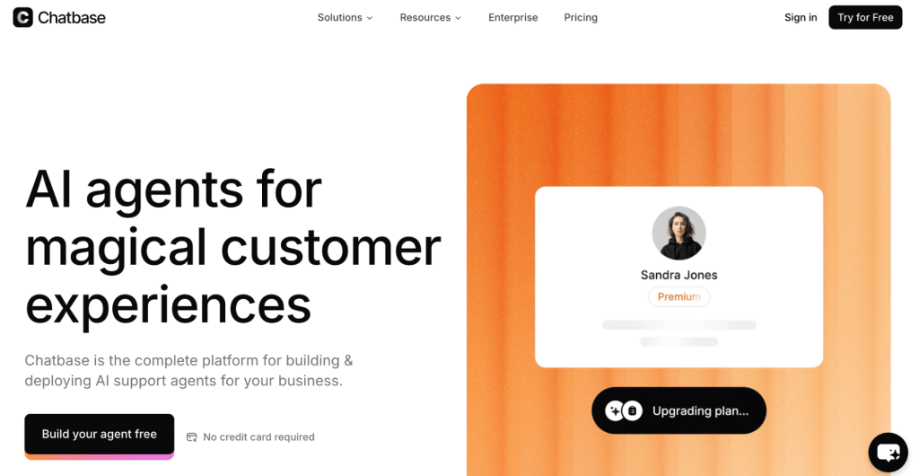 Chatbase as one of the AI sales tools