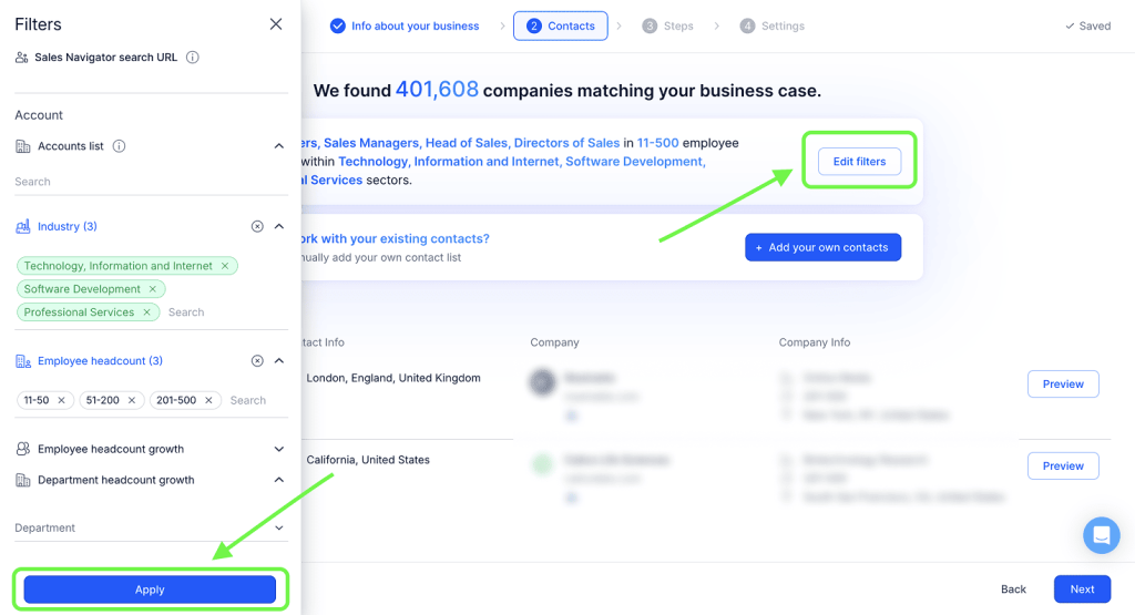 Choose who to contact as a part of your ai sales strategy