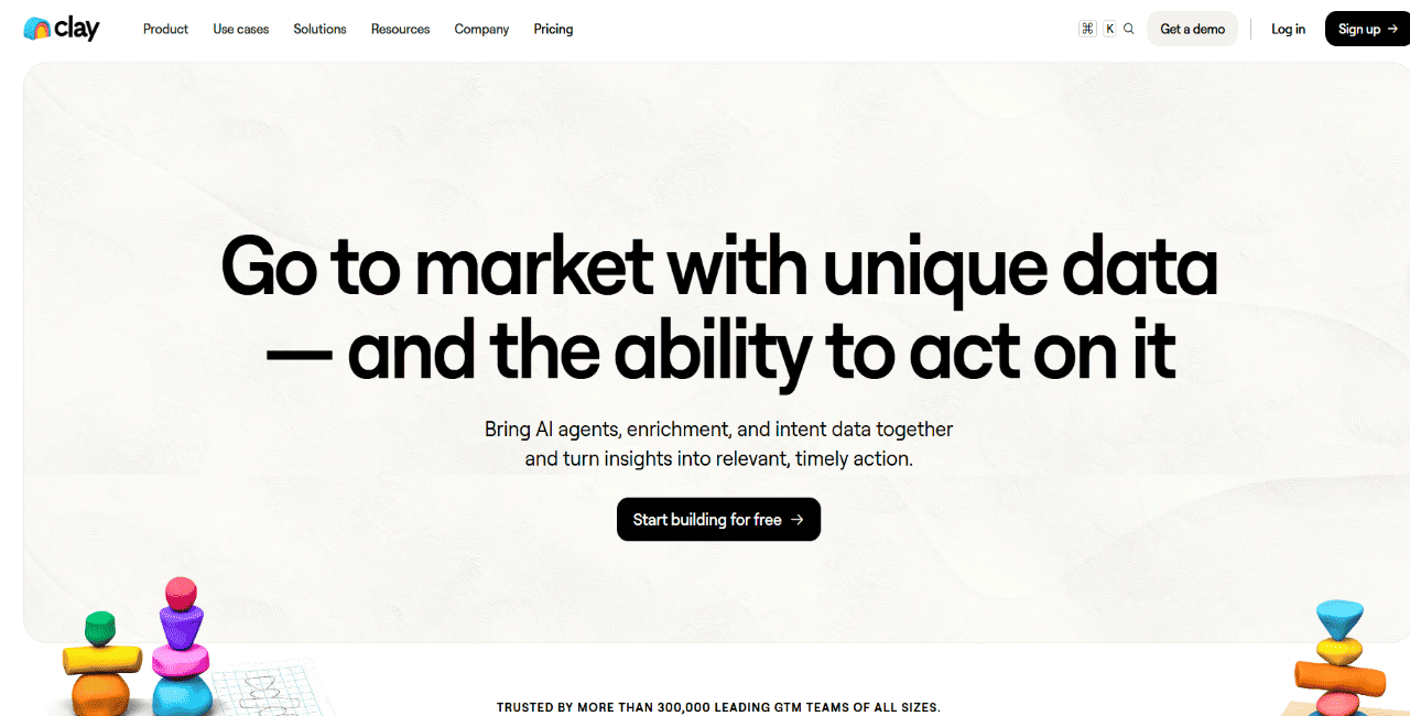 Clay as one of the demandbase competitors