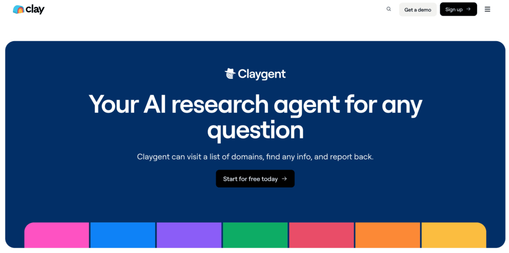 Claygent as one of AI SDRs