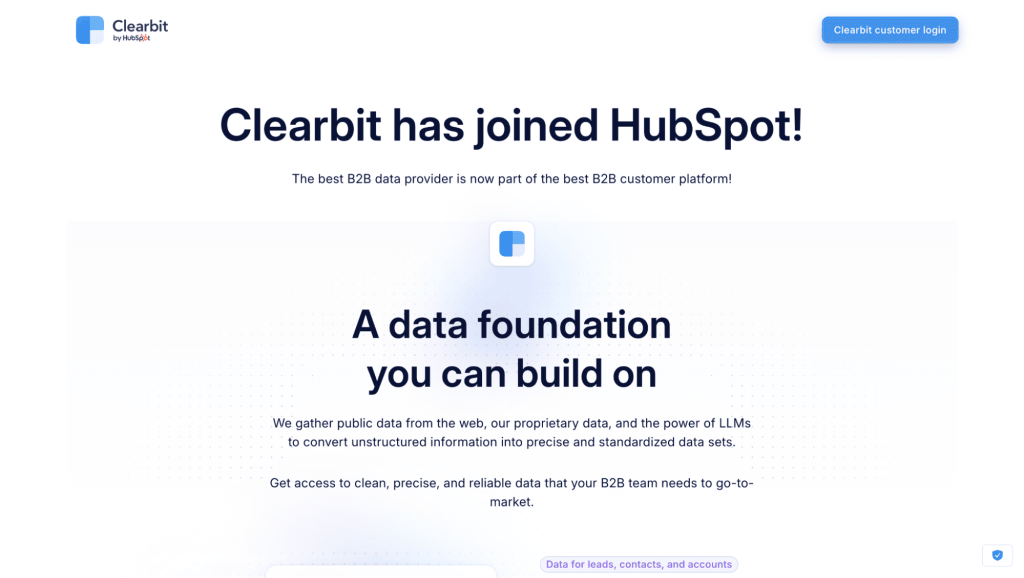 Clearbit (now part of HubSpot)