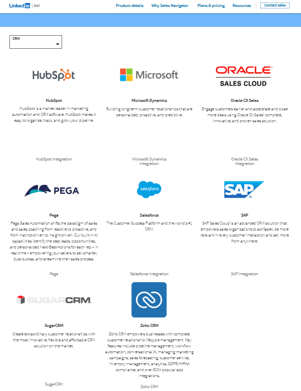 Connect your tools as one of the linkedin sales navigator best practices