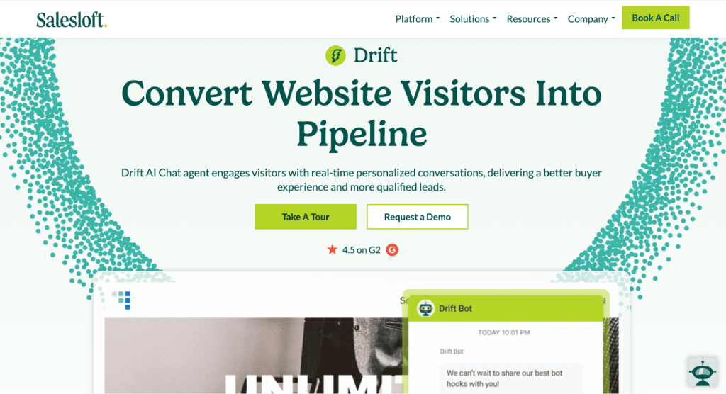 Drift for ai sales funnel