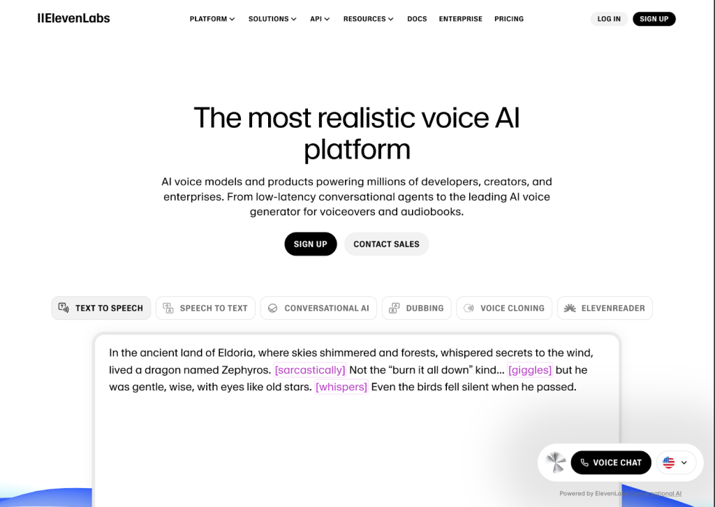 ElevenLabs, one of the ai products to sell