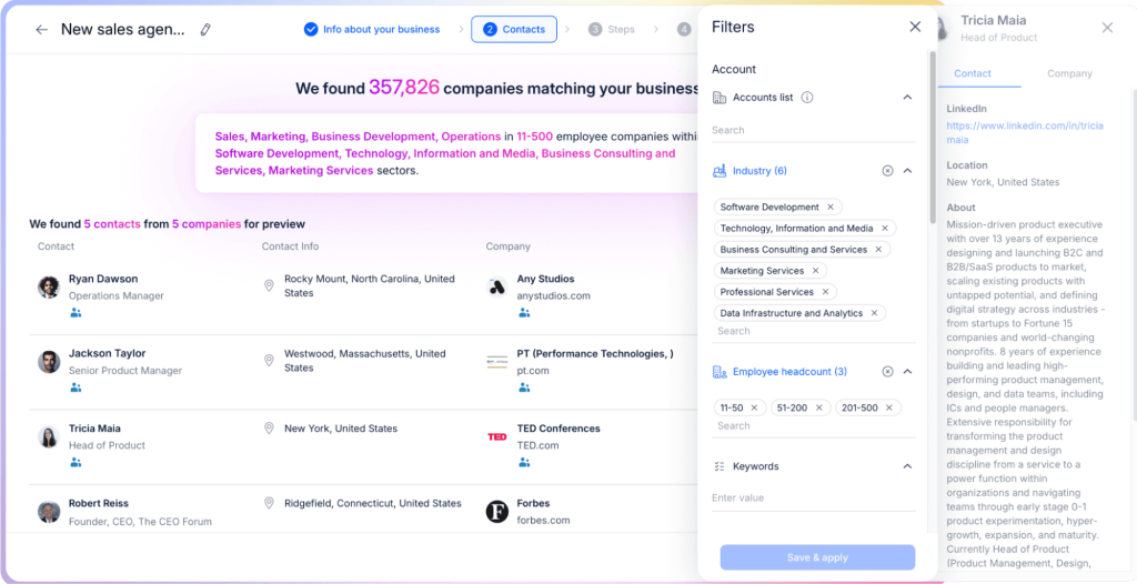 Find target prospects
