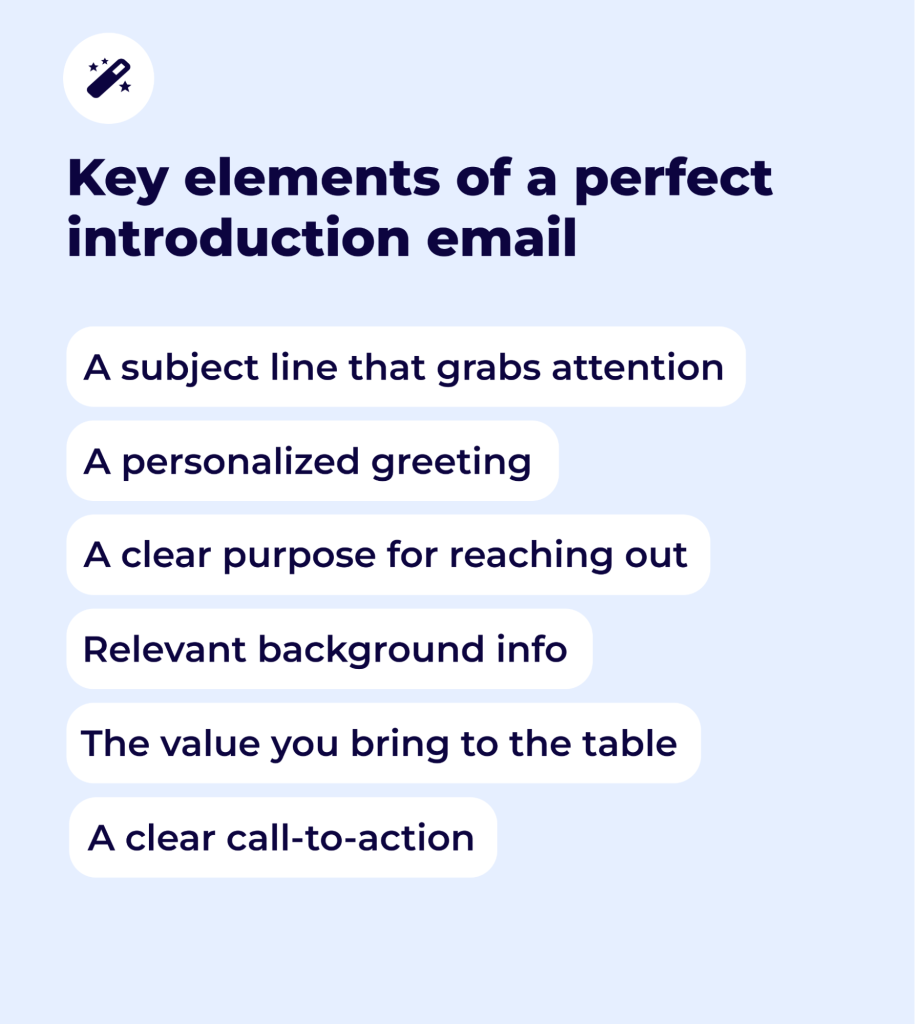 how to introduce yourself in an email, key elements