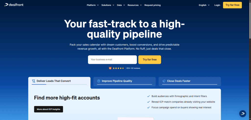 what is lead enrichment without Leadfeeder (now Dealfront)