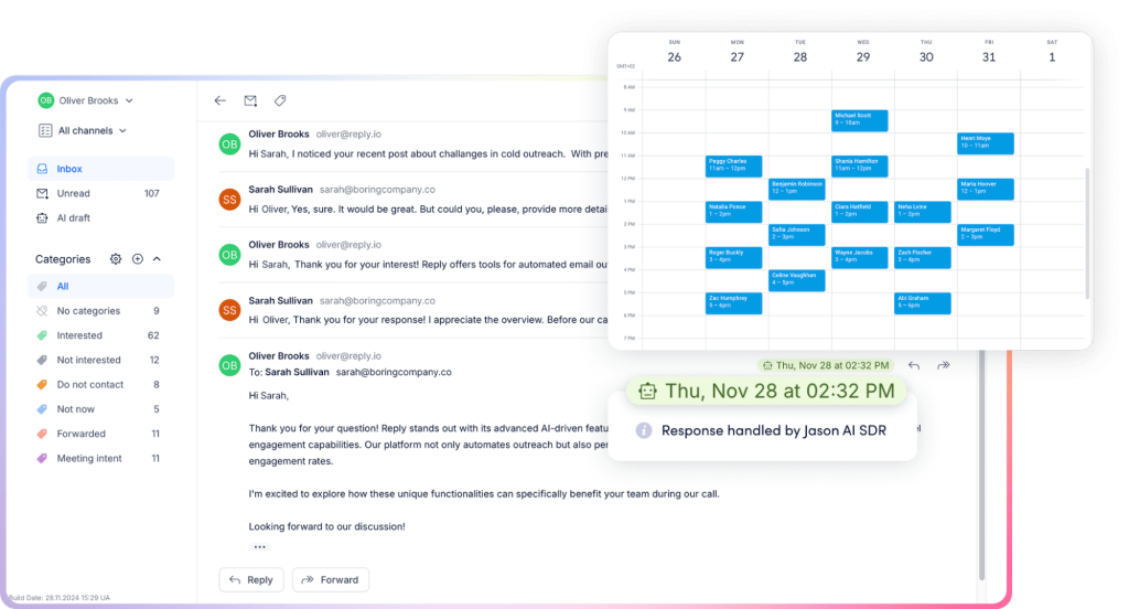 Manage replies and handle conversations