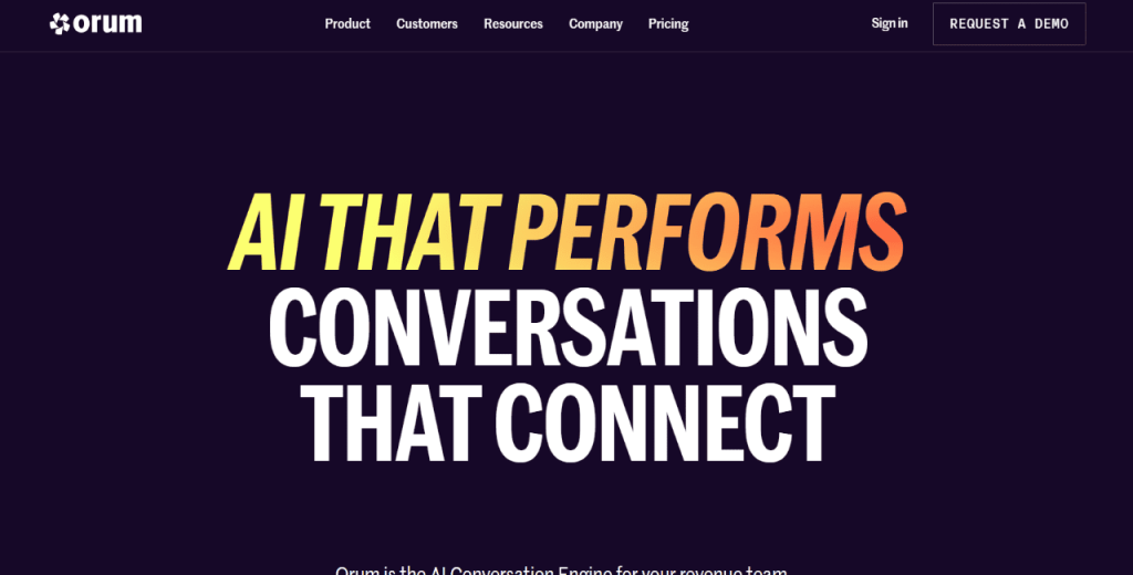 Orum as an ai for cold calling
