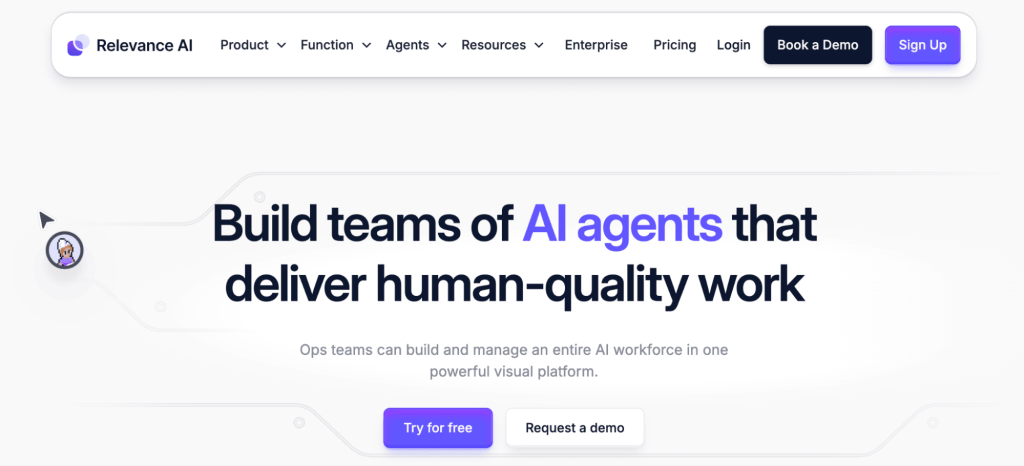 Relevance AI as one of the AI sales tools
