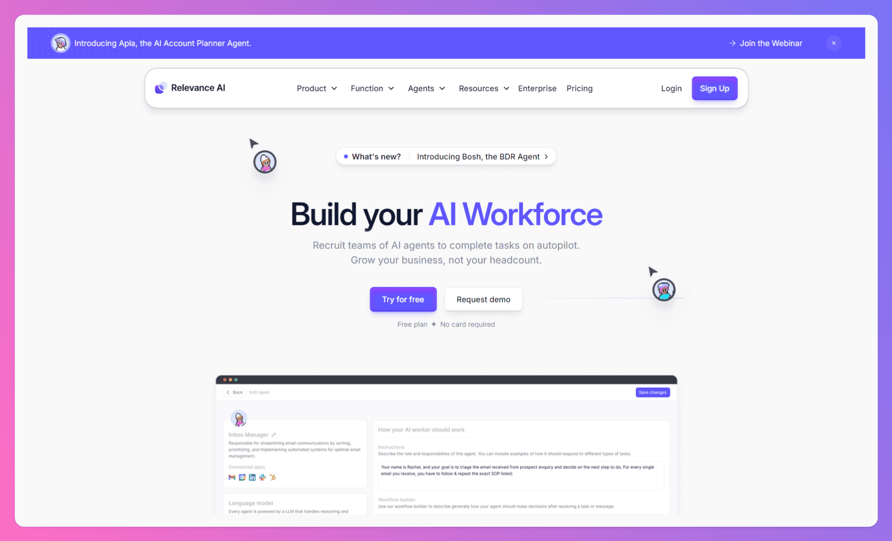 Relevance AI website