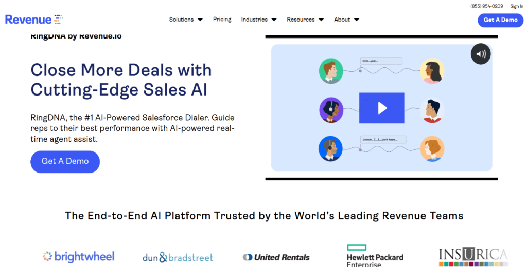 RingDNA (now Revenue.io) - dialer ai