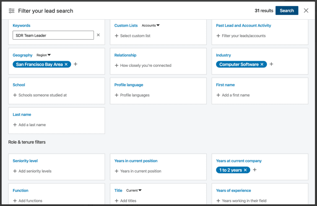 linkedin sales navigator scraper