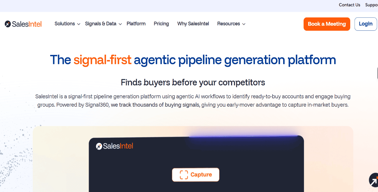 SalesIntel as one of the Cognism alternatives