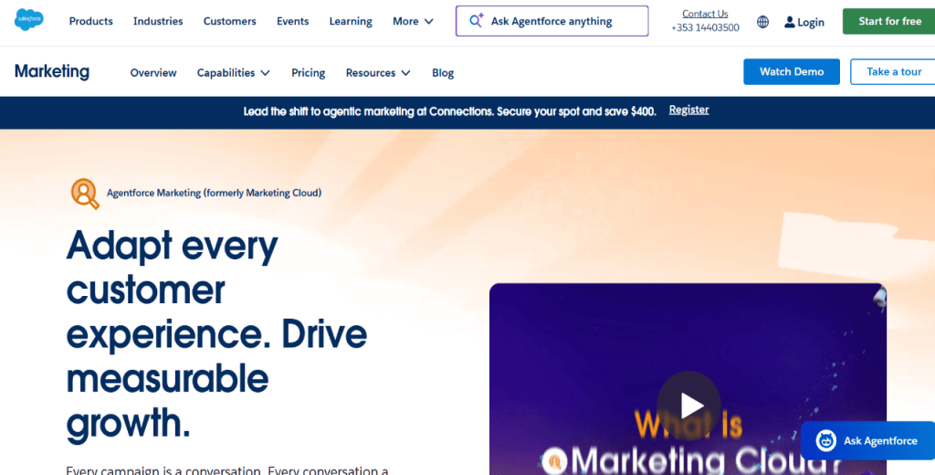 Salesforce Marketing Cloud as a lead verification software