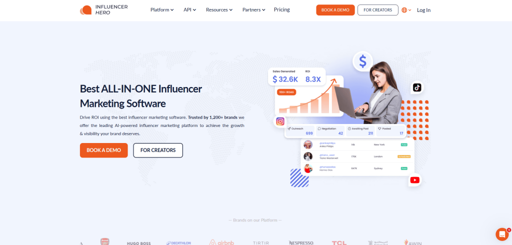 influencer hero as an ALL-IN-ONE Influencer Marketing Software
