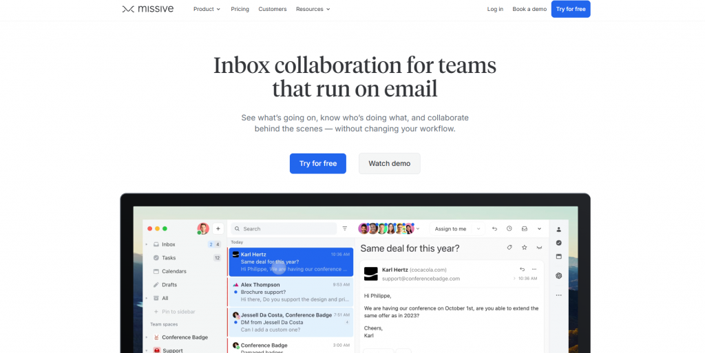 Missive, gerador de respostas com IA