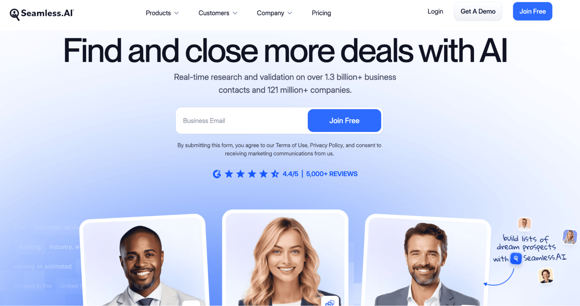 Seamless AI as one of the Apollo alternatives
