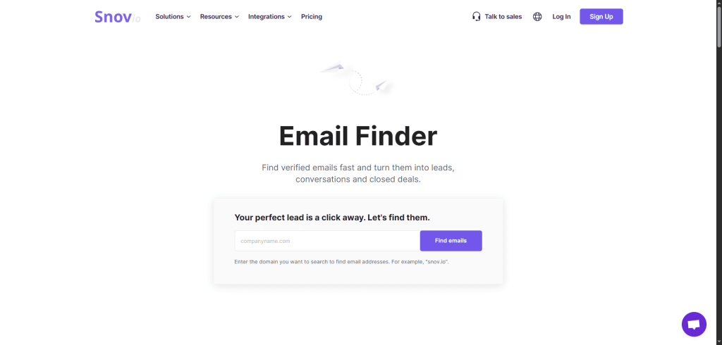 Snov.io Email Finder, an an email permutator