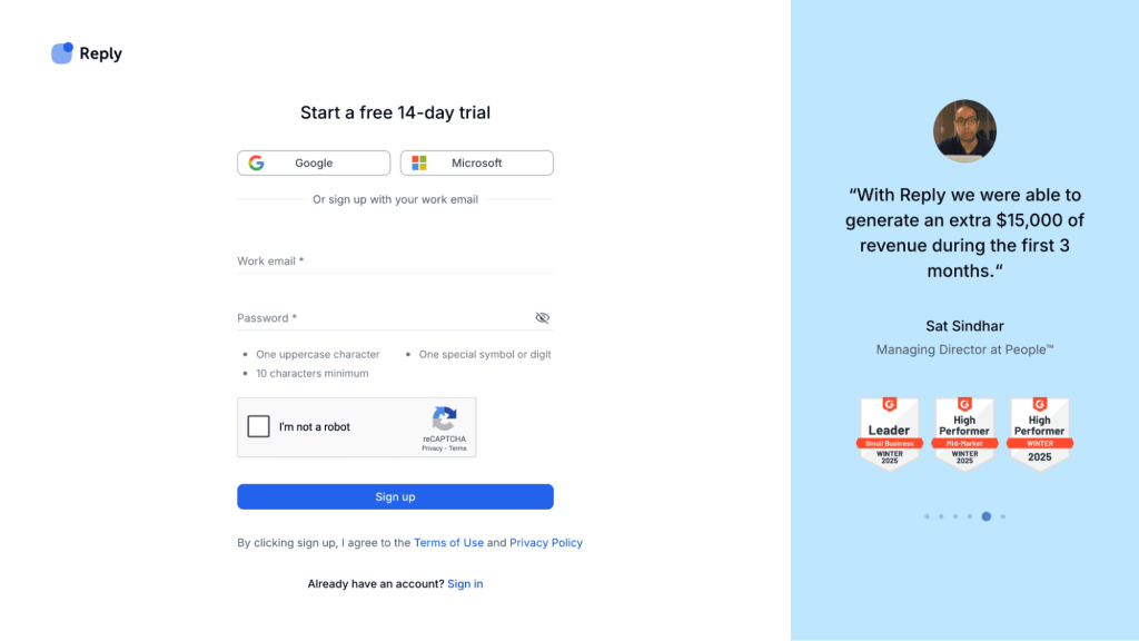 Step 1 Connect your email account to auto send emails