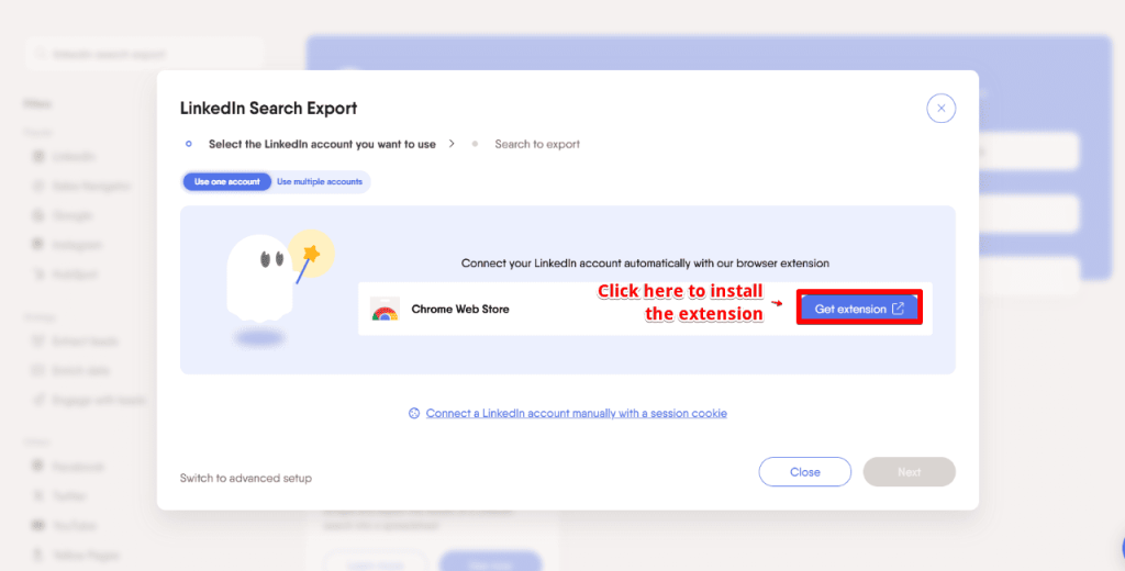 Step 3 Install the browser extension