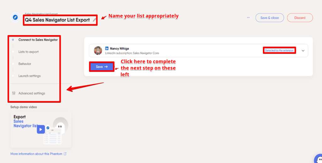 Step 5 Configure your settings