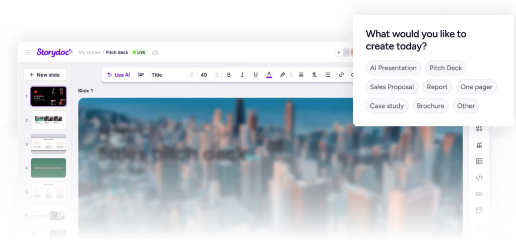 Storydoc as an ai sales enablement tool