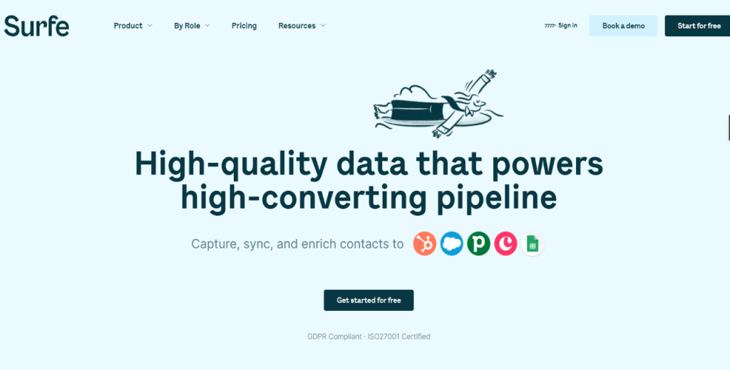 Surfe as a way to build pipedrive linkedin integration