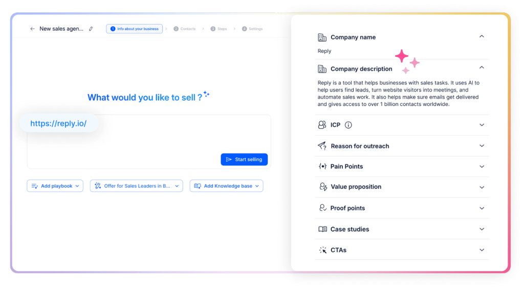 Tailor outreach based on your product, ICP, and strategy