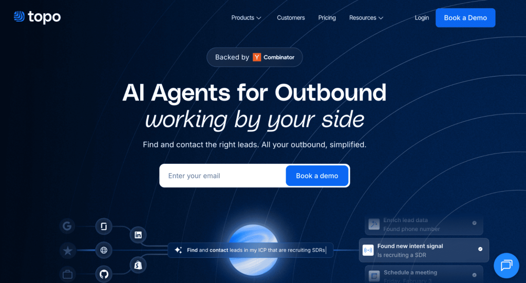 Topo as one of AI SDRs