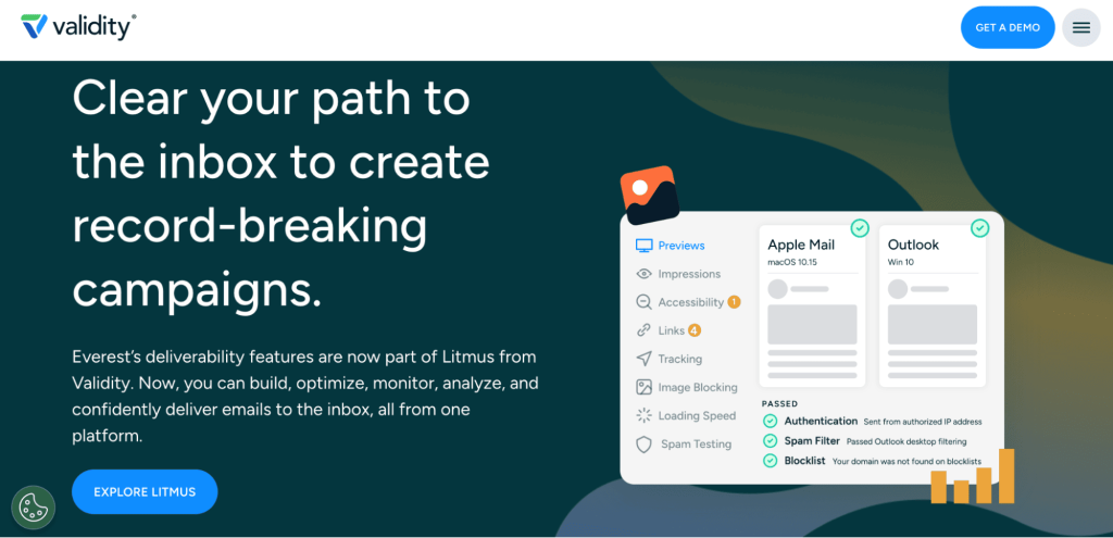 Validity Everest as one of email deliverability tools