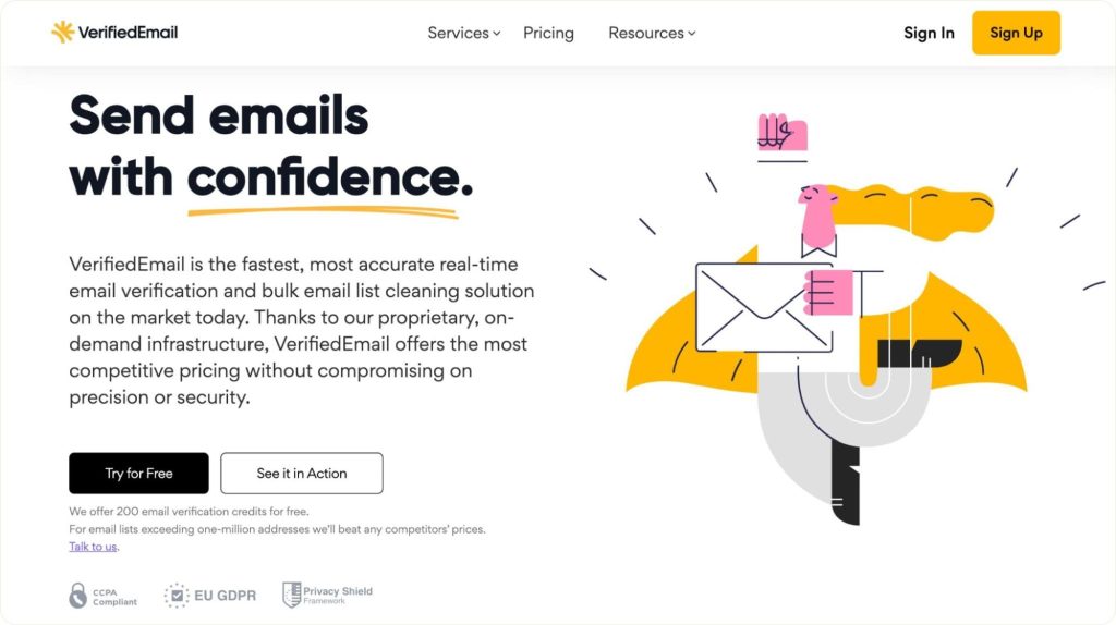 VerifiedEmail as a cold email tool