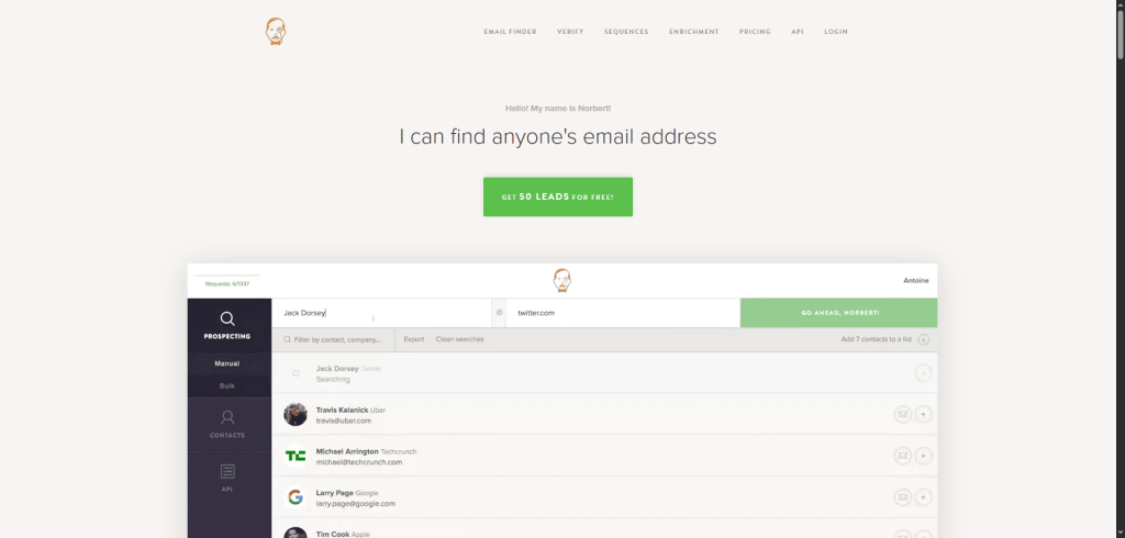 Voila Norbert, an an email permutator