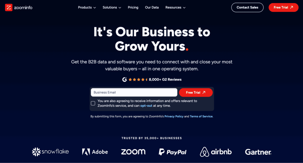 zoominfo pricing