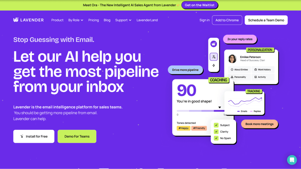 ai solutions for small business, including lavender