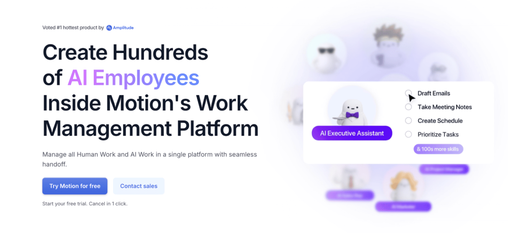 ai tools ai for entrepreneurs - Motion