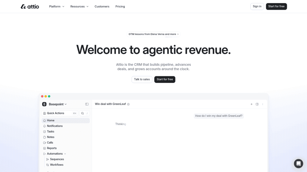 Attio as one of the best crm apis