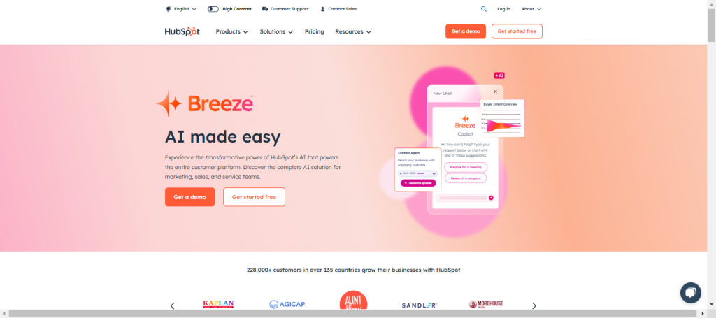 best ai lead generation tools includes Breeze AI