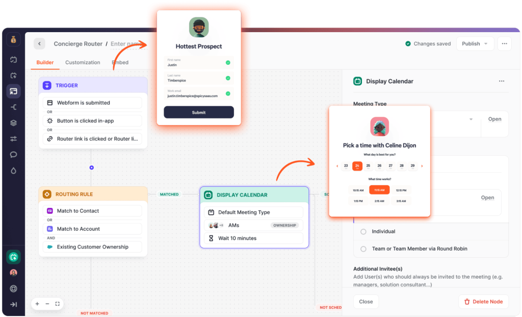 chilli piper as one of the prospecting tools that integrate with salesforce