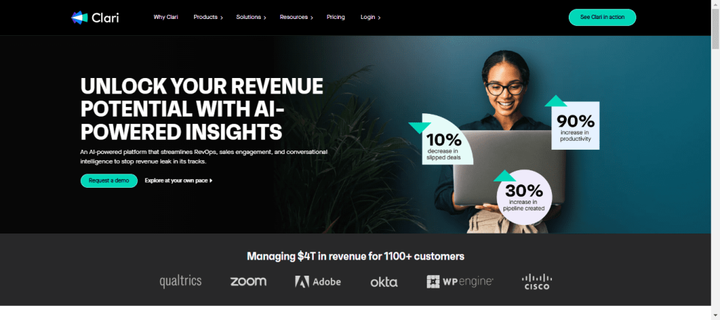 ai sales forecasting software - Clari