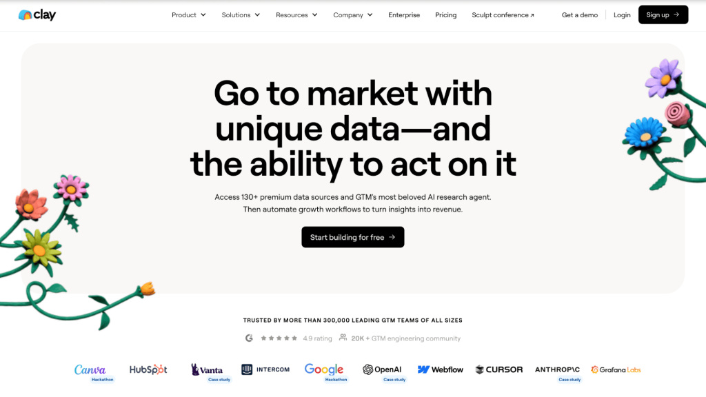 clay is the best lead intelligence software