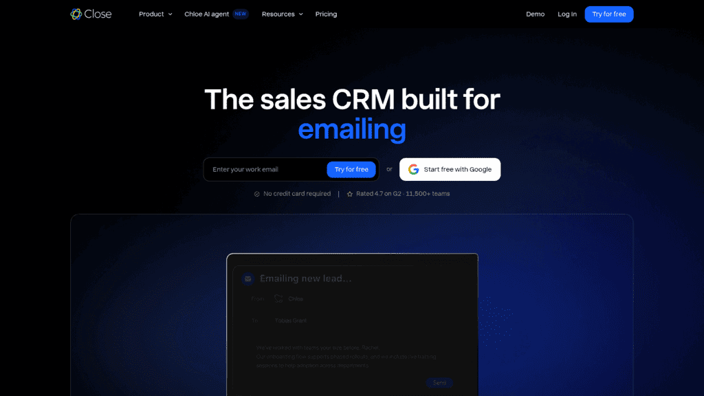 Close as one of the best crm apis